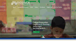 Desktop Screenshot of endeavorcollegeprep.org