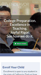 Mobile Screenshot of endeavorcollegeprep.org